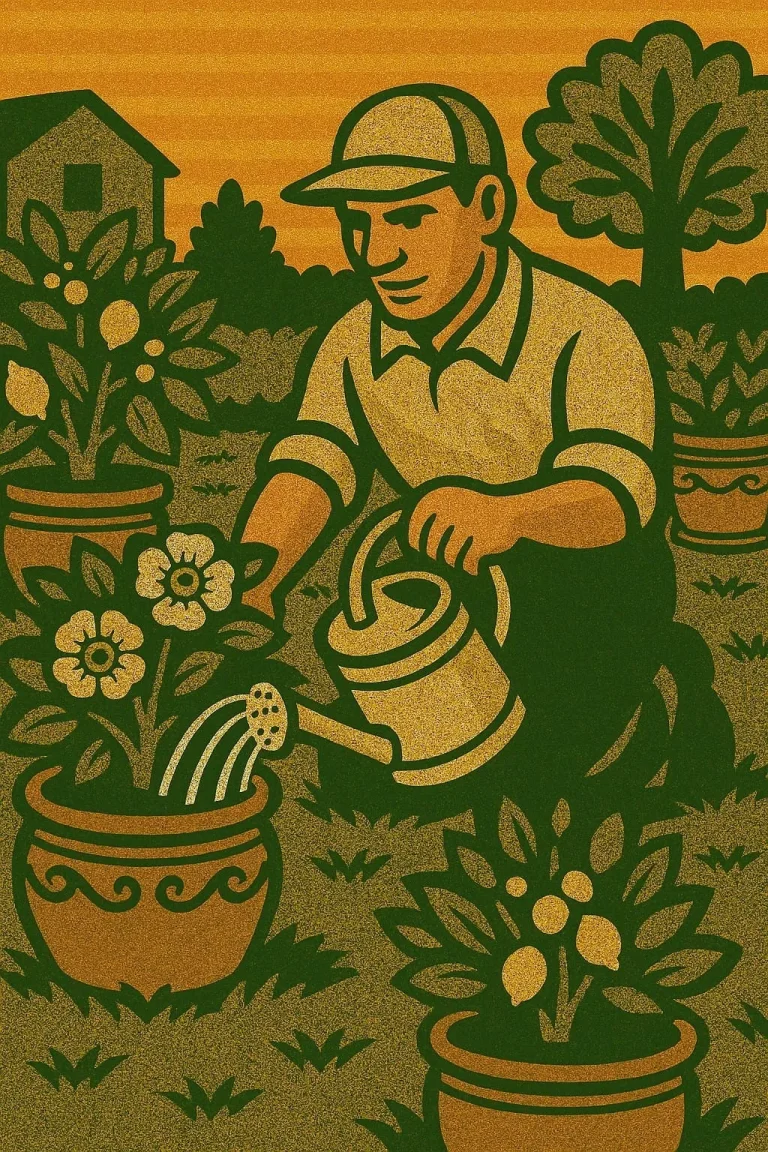 Servizio di irrigazione estiva manuale per giardini, aiuole e orti