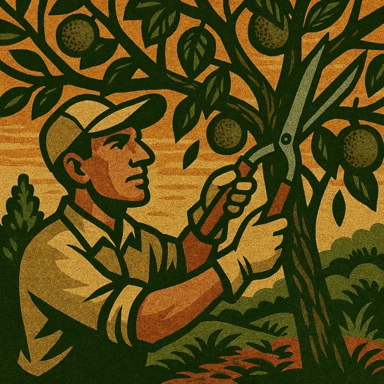 Pruning of olive trees and fruit trees by qualified specialists